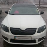 Зимняя накладка на решетку радиатора Skoda Octavia